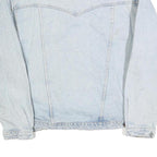 WRANGLER Mens Blue Denim Jacket L Cotton Classic Western Button Closure