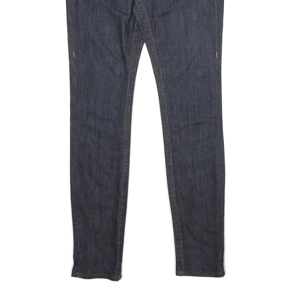 TRUE RELIGION Womens Jeans Blue Slim Skinny Denim Raw W25 L32 Stylish Fit