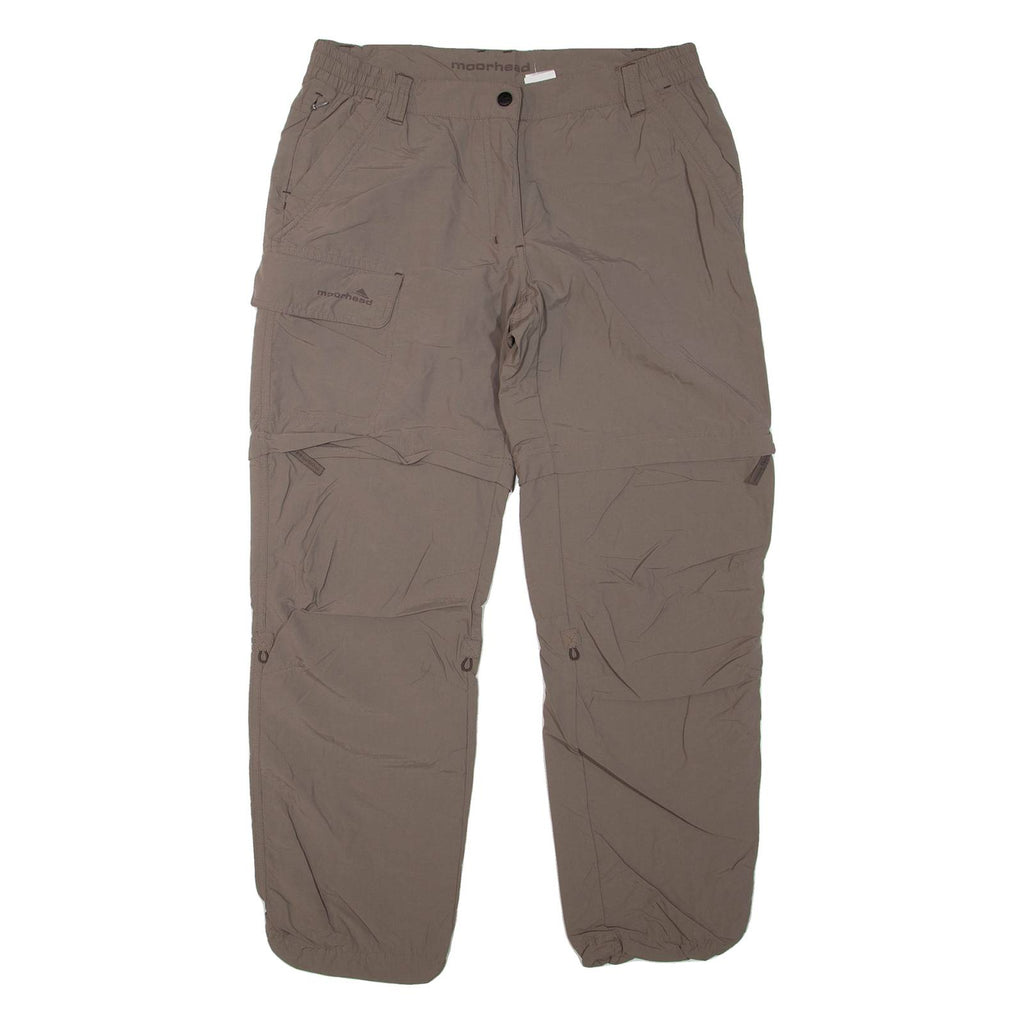 MOORHEAD Mens Trousers Beige Regular Straight W32 L29