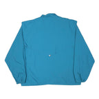 VVC Mens Blue Jacket L Polyester Blend Plain Zip Lightweight Casual