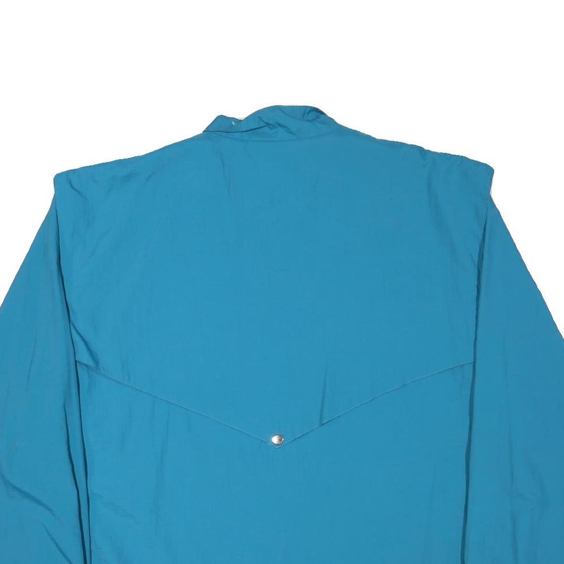 VVC Mens Blue Jacket L Polyester Blend Plain Zip Lightweight Casual