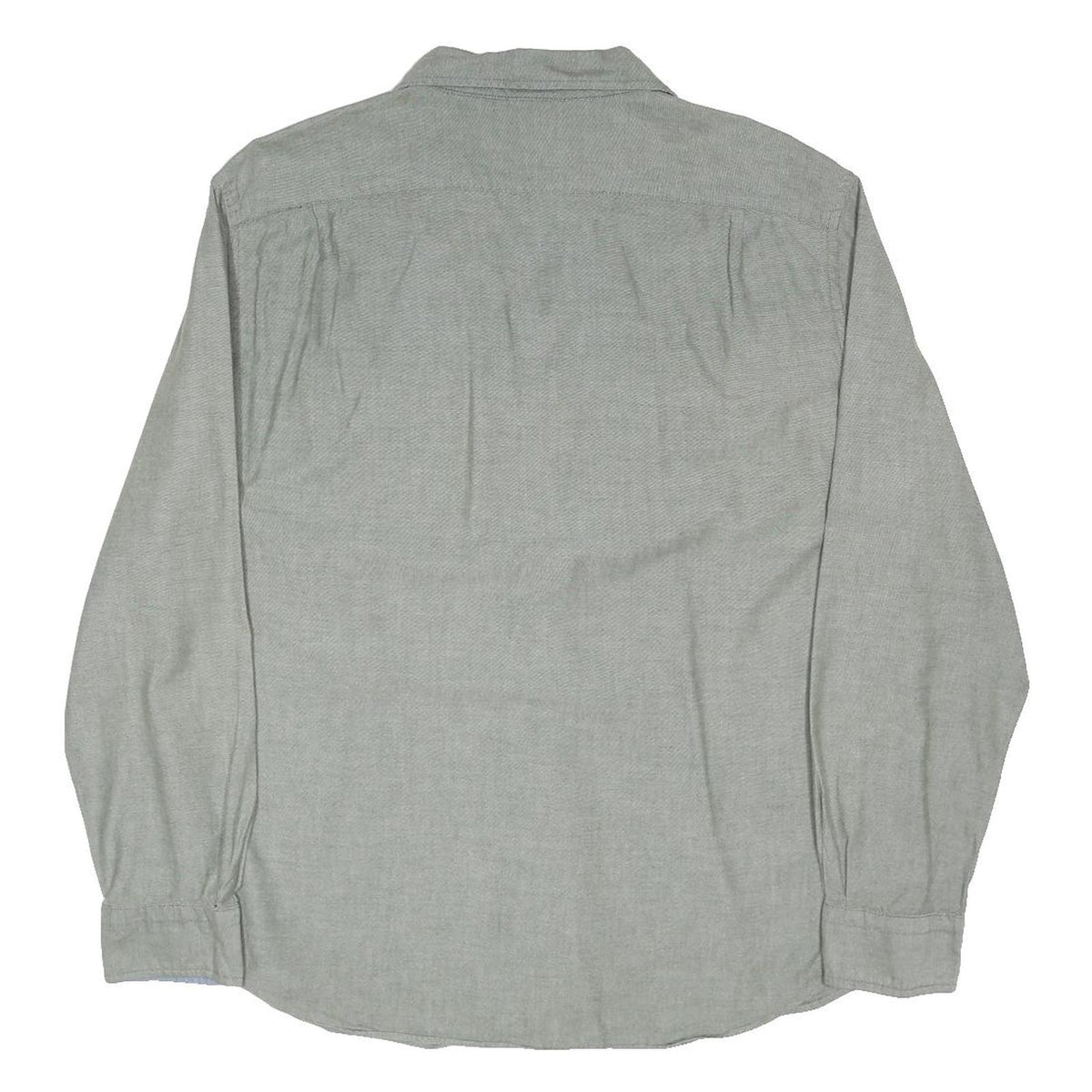 NAUTICA Mens Grey Cotton Blend Casual Shirt 2XL Long Sleeve Button Collar
