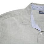 NAUTICA Mens Grey Cotton Blend Casual Shirt 2XL Long Sleeve Button Collar