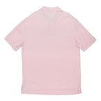 TOMMY HILFIGER Mens Pink Short Sleeve Plain XL Cotton Blend Polo Shirt Classic
