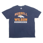 FANATICS NFL Russell Wilson Denver Broncos Mens T-Shirt Blue USA XL
