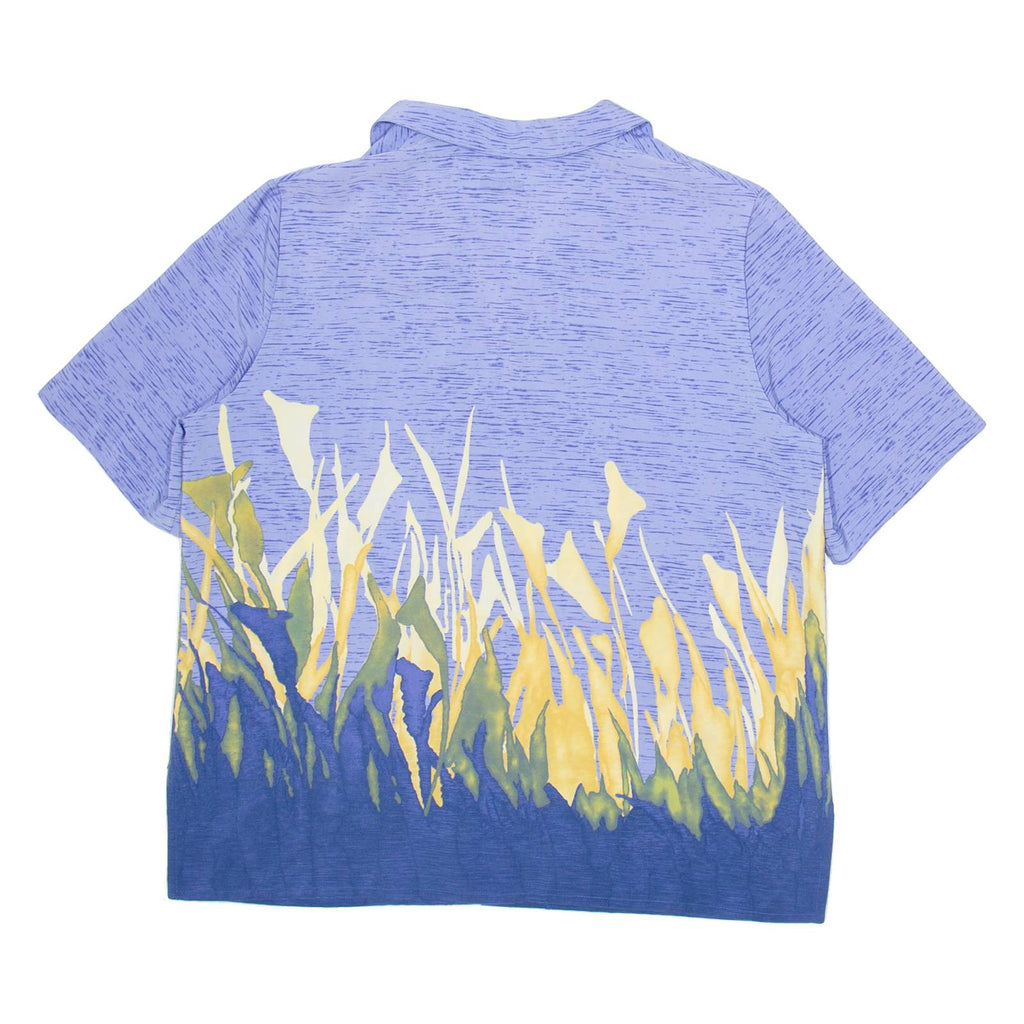 PIER BE Womens Shirt Blue Floral L