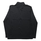 UNDER ARMOUR Mens Black Pullover Jumper Plain Crew Neck Regular Fit M