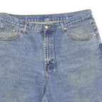 MEMBERS MARK Mens Denim Blue Casual Shorts L W36 Cotton Blend Comfortable Fit