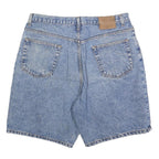 MEMBERS MARK Mens Denim Blue Casual Shorts L W36 Cotton Blend Comfortable Fit
