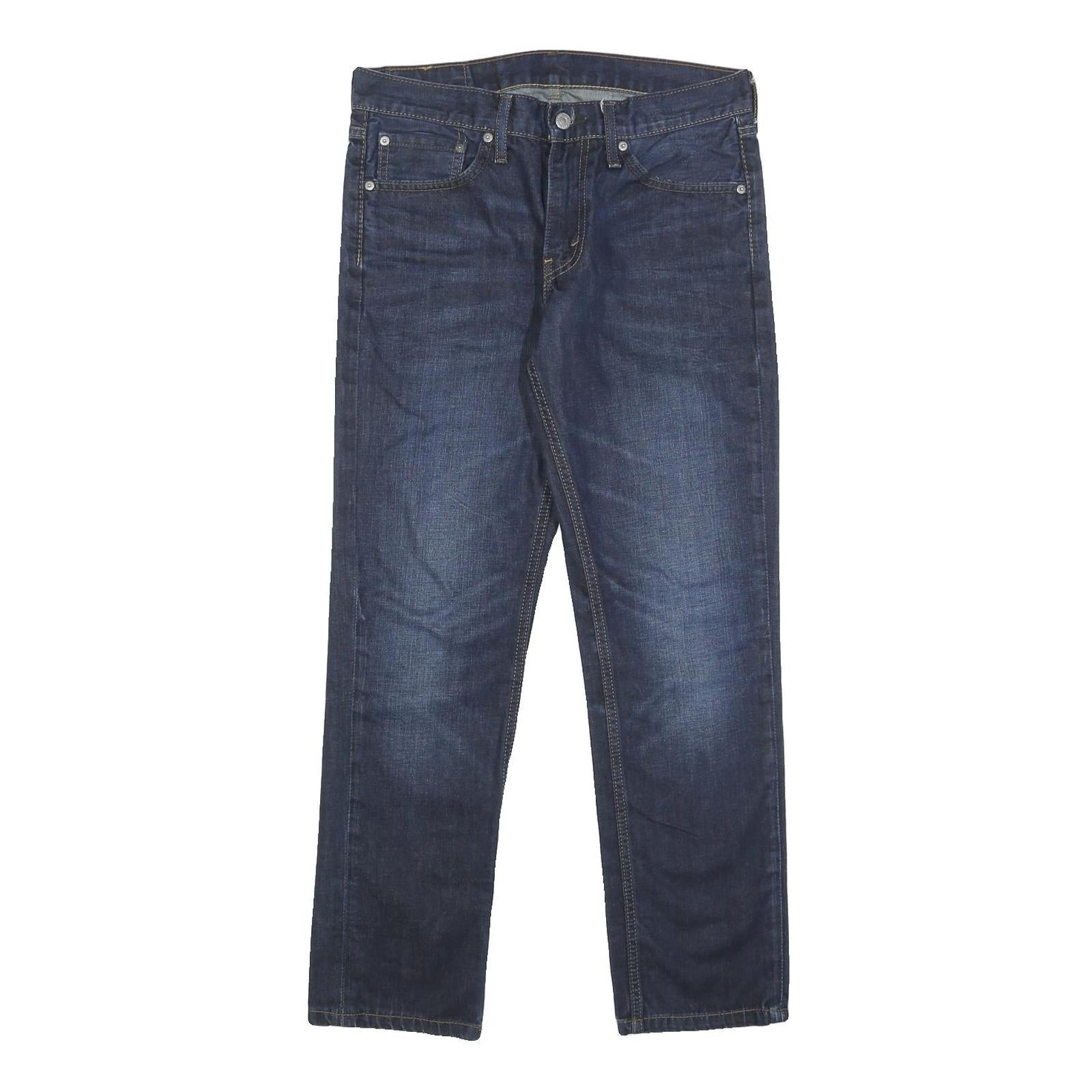 LEVI'S 511 Slim Mens Jeans Blue Slim Straight Denim Medium W31 L28 Stylish