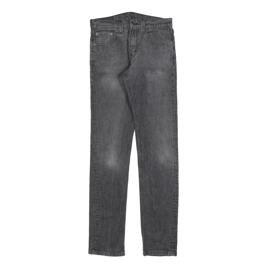 LEVI'S Mens Jeans Black Slim Skinny Denim Medium W30 L34 Classic Fit Zip Closure