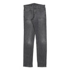 LEVI'S Mens Jeans Black Slim Skinny Denim Medium W30 L34 Classic Fit Zip Closure