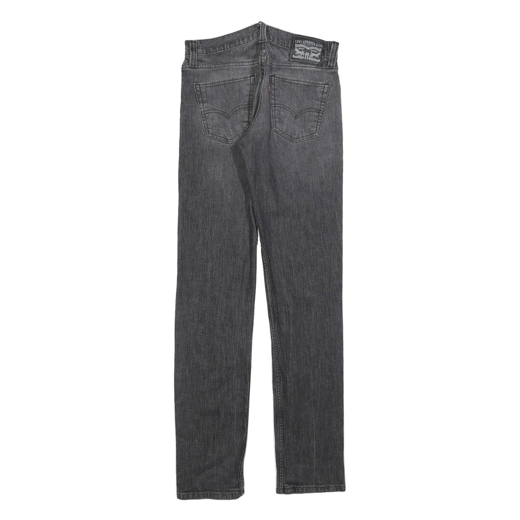 LEVI'S Mens Jeans Black Slim Skinny Denim Medium W30 L34 Classic Fit Zip Closure