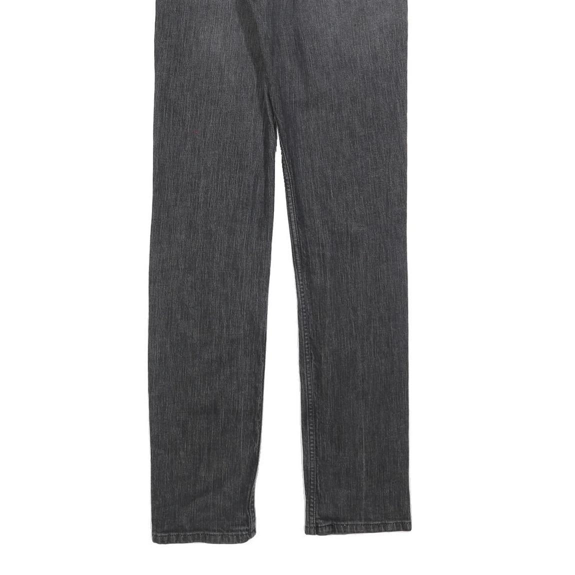 LEVI'S Mens Jeans Black Slim Skinny Denim Medium W30 L34 Classic Fit Zip Closure