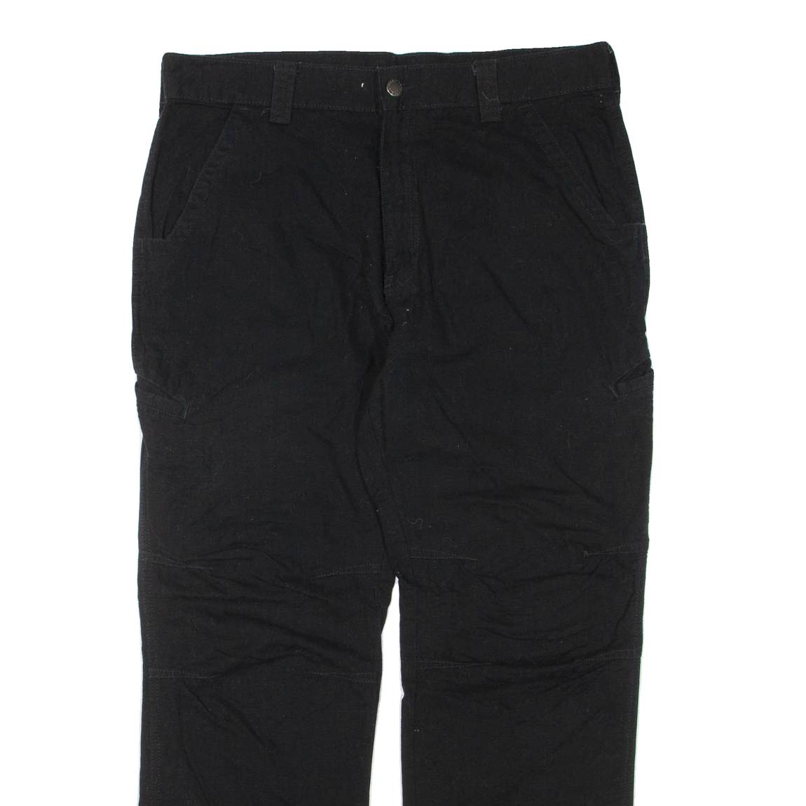 DICKIES Mens Trousers Black Regular Straight W36 L30