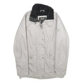 JACK WOLFSKIN Womens Beige Jacket UK 12 Polyester Outdoor Zip Plain