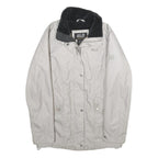 JACK WOLFSKIN Womens Beige Jacket UK 12 Polyester Outdoor Zip Plain