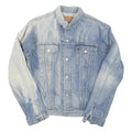 LEVI'S Mens Blue Denim Button Jacket XS Cotton Blend Classic Casual