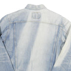 LEVI'S Mens Blue Denim Button Jacket XS Cotton Blend Classic Casual