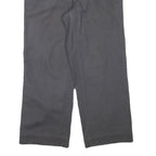 MARSUM Mens Cotton Blend Relaxed Grey Trousers W34 L27 Button Closure Workwear