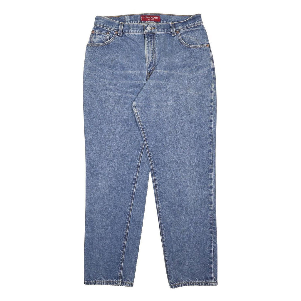 LEVI'S 550 Tapered Womens Jeans Blue Denim Regular Fit Cotton W31 L30 Relaxed