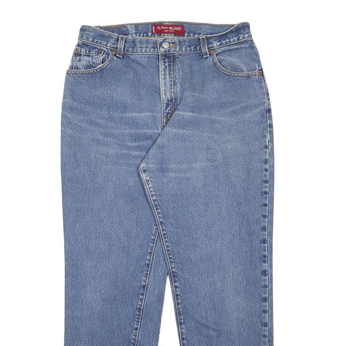 LEVI'S 550 Tapered Womens Jeans Blue Denim Regular Fit Cotton W31 L30 Relaxed