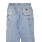 CARHARTT Womens Regular Fit Blue Denim Jeans W36 L30 Utility Workwear