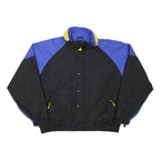 TN MOUNTAIN Mens Black & Blue Outdoor Jacket XL Polyester Blend Zip Colourblock