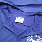 CHAMPION Mens Blue Zip Jacket M Polyester Blend Plain Lightweight Hooded