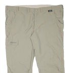 SCHOFFEL Mens Beige Polyester Blend Regular Wide-Leg Trousers W48 L26 Outdoor