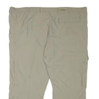 SCHOFFEL Mens Beige Polyester Blend Regular Wide-Leg Trousers W48 L26 Outdoor