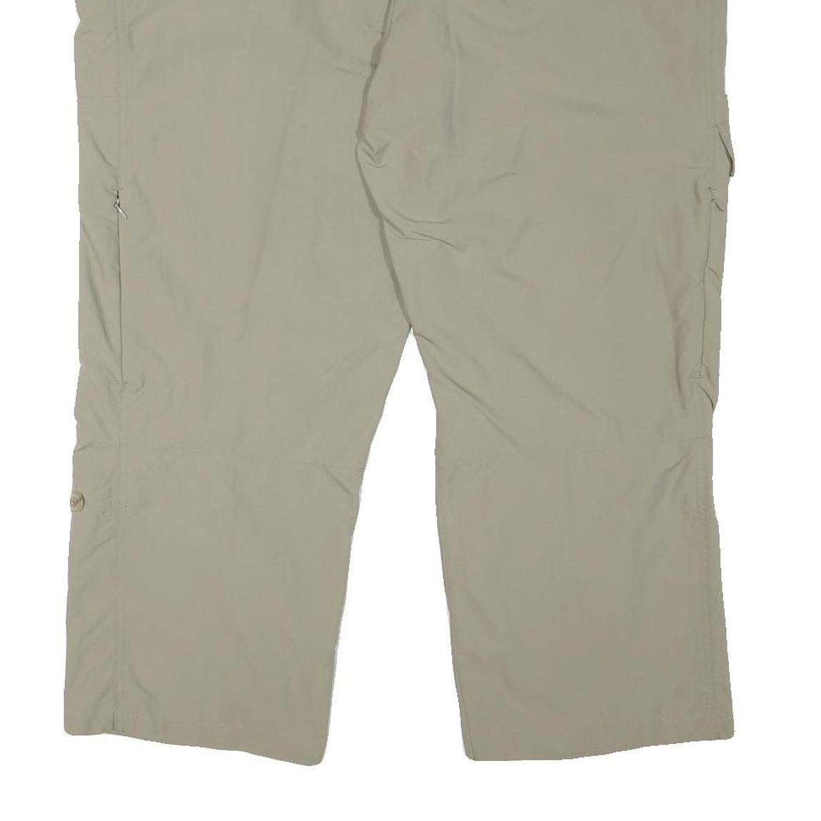 SCHOFFEL Mens Beige Polyester Blend Regular Wide-Leg Trousers W48 L26 Outdoor