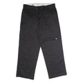DICKIES Workwear Mens Twill Trousers Black Loose Straight W38 L30