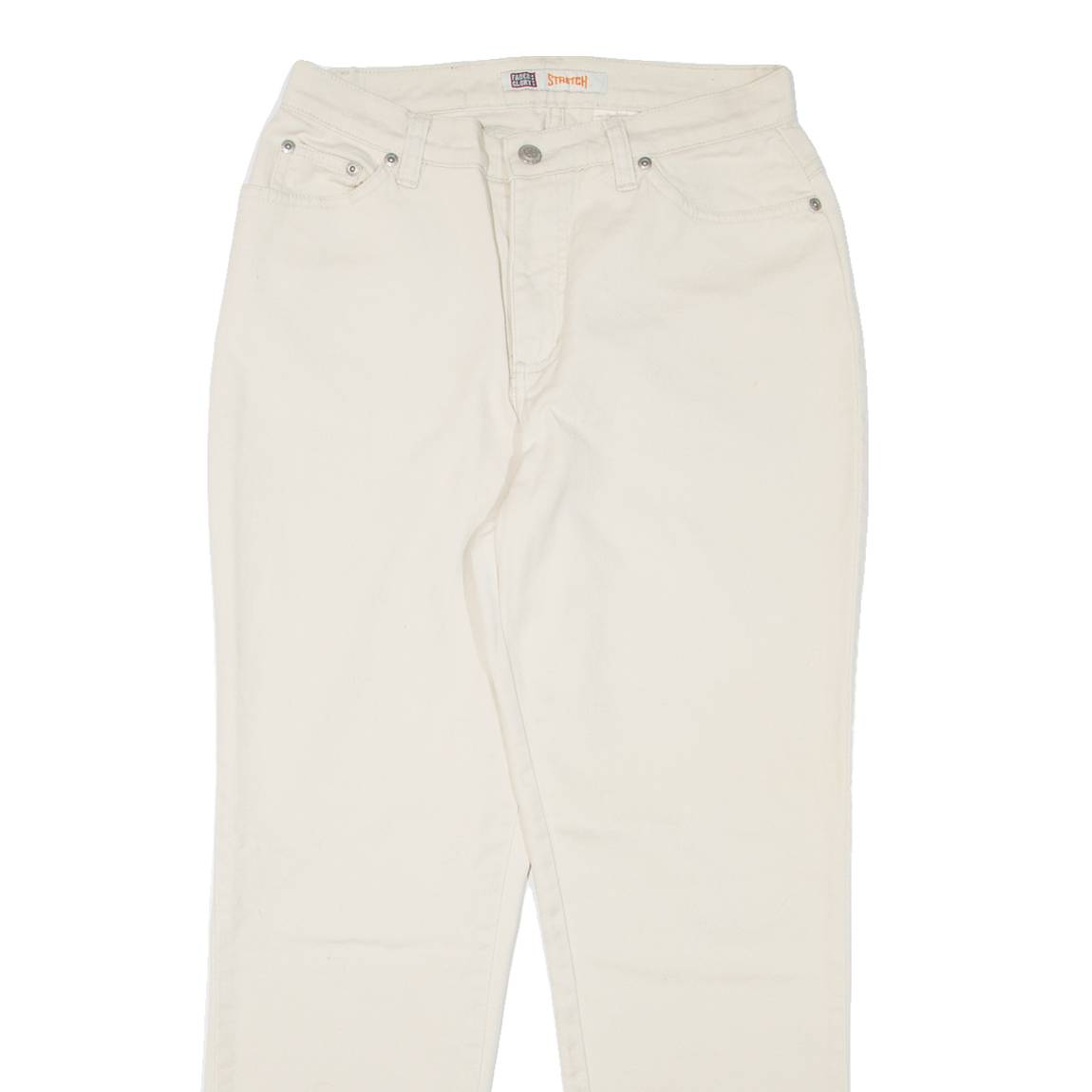 FADED GLORY Womens Jeans Beige Regular Mom W28 L28