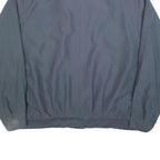 Mens Blue Cotton Blend Zip Jacket 2XL Casual Lightweight Plain Outerwear