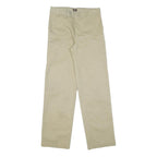 DICKIES Mens Cotton Beige Regular Straight Trousers W28 L30 Workwear Classic Fit