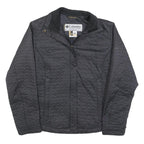 COLUMBIA Womens Black Jacket S Polyester Blend Quilted Zip Lightweight Outdoor