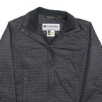 COLUMBIA Womens Black Jacket S Polyester Blend Quilted Zip Lightweight Outdoor