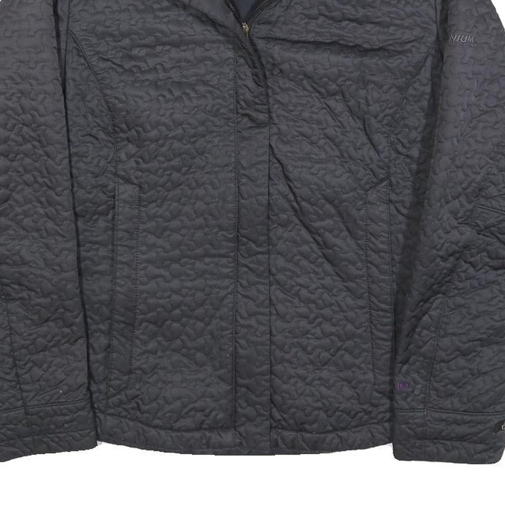 COLUMBIA Womens Black Jacket S Polyester Blend Quilted Zip Lightweight Outdoor