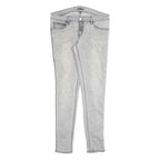 LEVI'S Line 8 Womens Jeans Grey Slim Skinny Denim Light Wash W32 L32