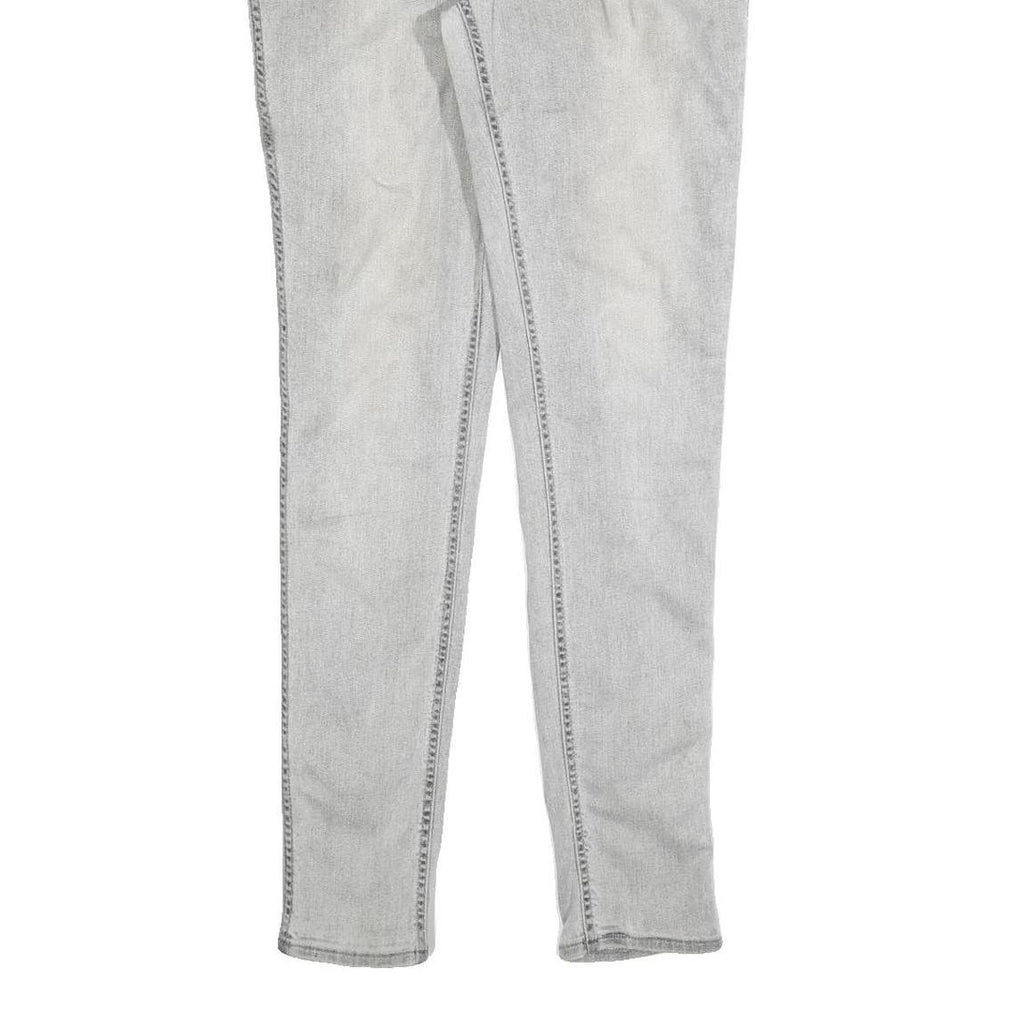 LEVI'S Line 8 Womens Jeans Grey Slim Skinny Denim Light Wash W32 L32