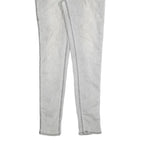 LEVI'S Line 8 Womens Jeans Grey Slim Skinny Denim Light Wash W32 L32