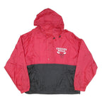 HARBOR MASTER Mens Red & Black Chicago Bulls Windbreaker Jacket XL Nylon