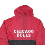 HARBOR MASTER Mens Red & Black Chicago Bulls Windbreaker Jacket XL Nylon