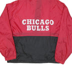 HARBOR MASTER Mens Red & Black Chicago Bulls Windbreaker Jacket XL Nylon