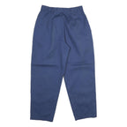 IC ISAACS Womens Cotton Blend Navy Regular Fit Straight Leg Trousers W26 L26