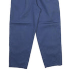 IC ISAACS Womens Cotton Blend Navy Regular Fit Straight Leg Trousers W26 L26