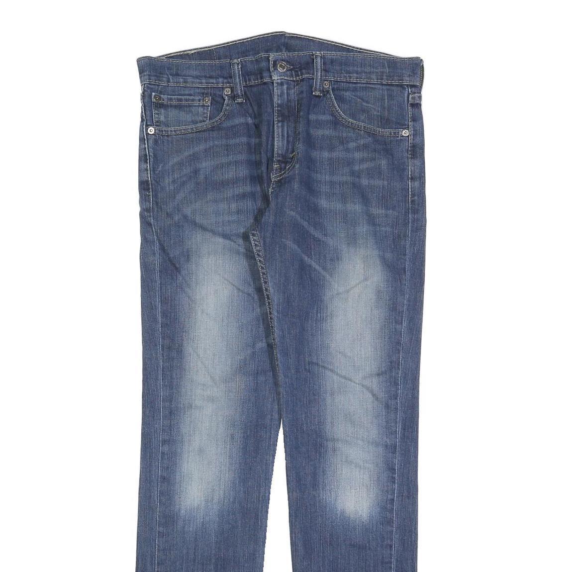 LEVI'S 511 Slim Mens Jeans Blue Slim Skinny Denim Medium W32 L32 Zip Cotton