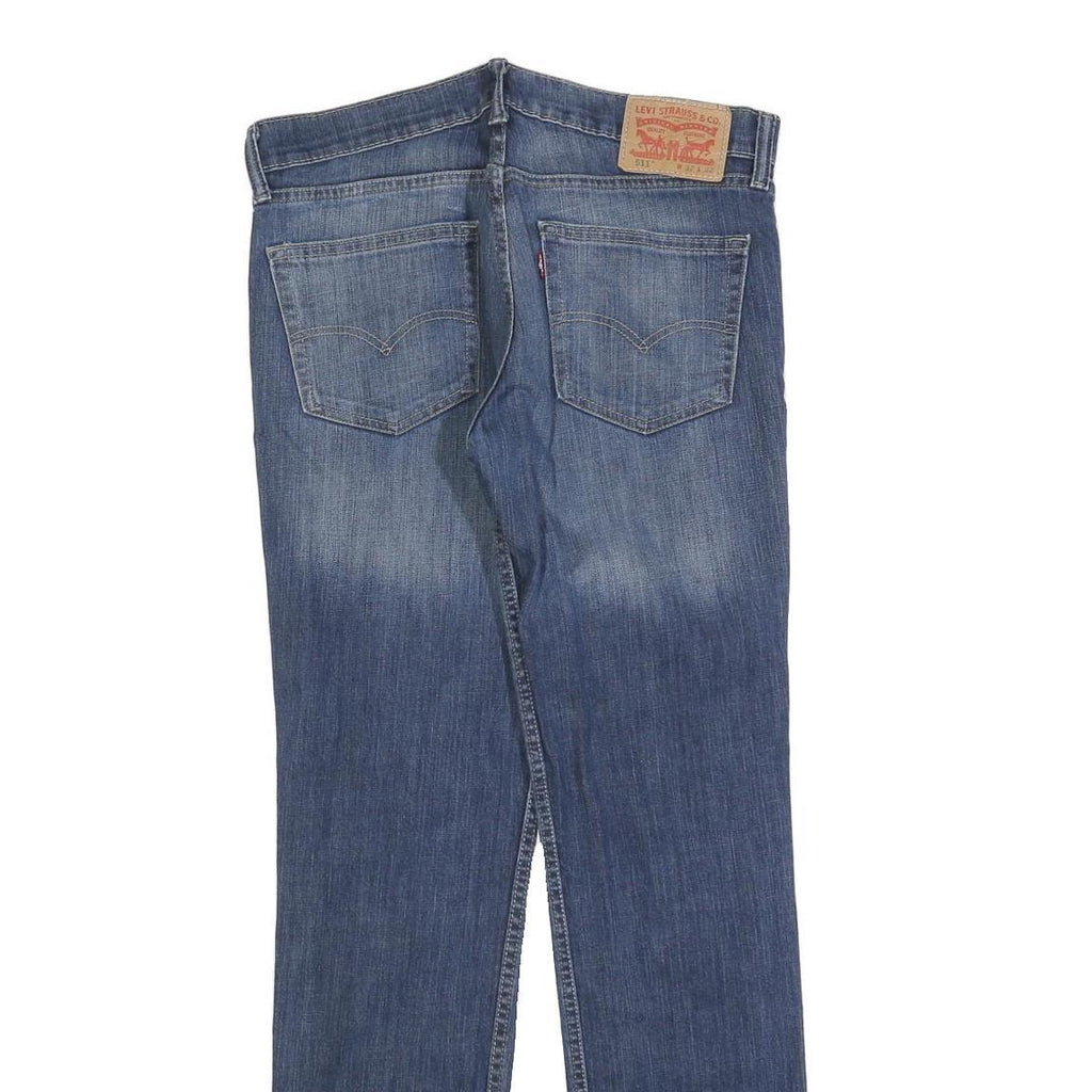 LEVI'S 511 Slim Mens Jeans Blue Slim Skinny Denim Medium W32 L32 Zip Cotton