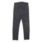 LEVI'S 512 Tapered Mens Jeans Black Slim Cotton Blend Denim W29 L30 Stylish Zip